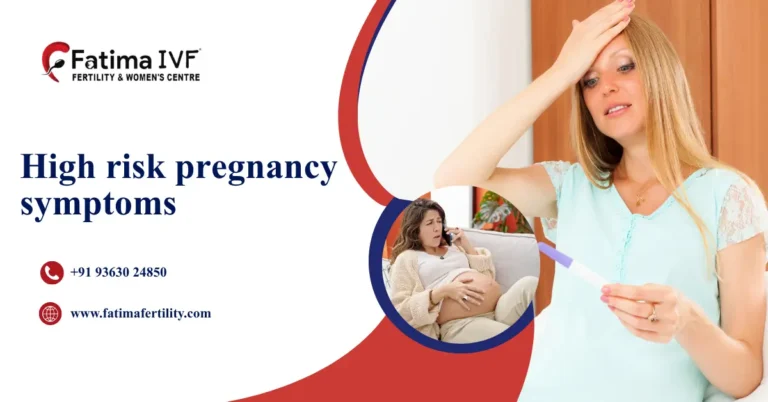 High risk pregnancy symptoms